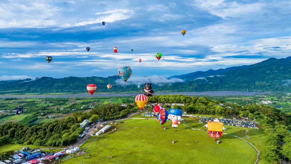 Up, Up and Away in Taitung! The 2024 Taiwan International Balloon Festival is About to Kick Off. Get Ready for Drone Shows, Fireworks, and a Spectacular Light and Music Concert!